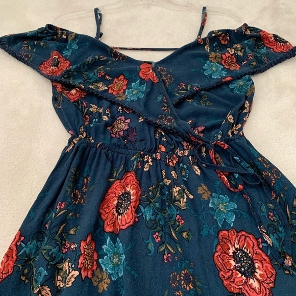 XHILARATION off-shoulder Floral Dress, S - Picture 3 of 16
